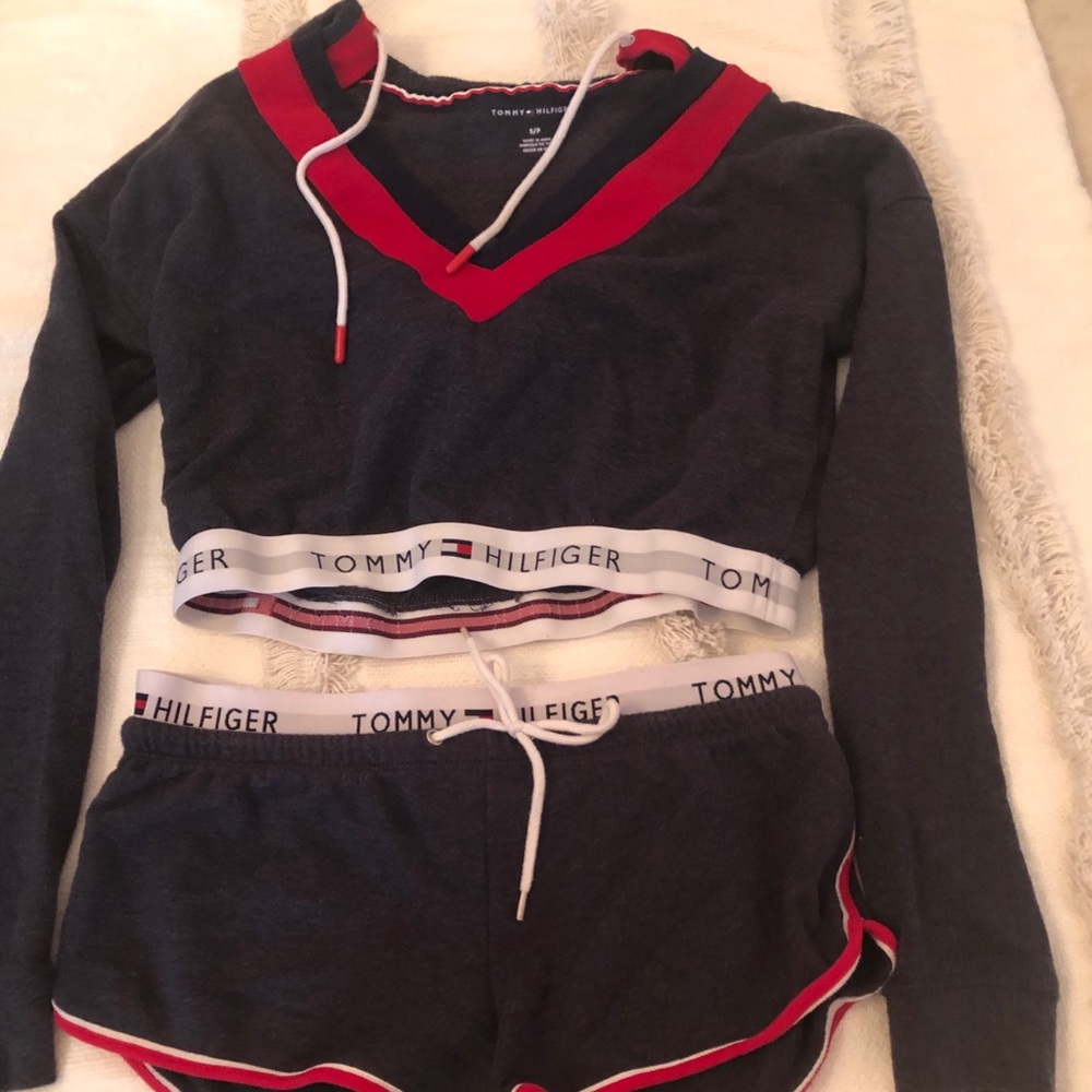 Crop Sweatshirt set